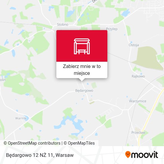 Mapa Będargowo 12 NŻ 11