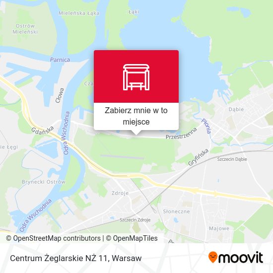 Mapa Centrum Żeglarskie NŻ 11