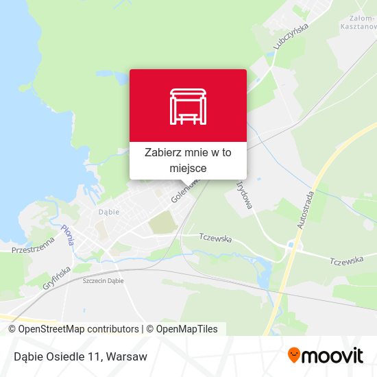 Mapa Dąbie Osiedle 11