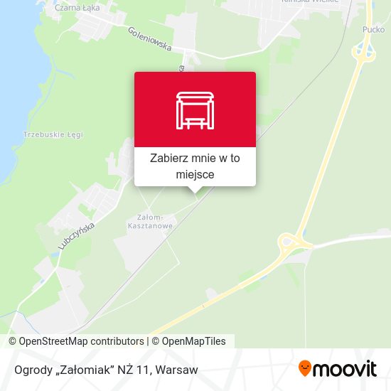 Mapa Ogrody „Załomiak” NŻ 11