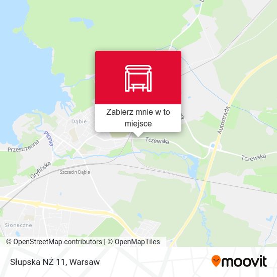 Mapa Słupska NŻ 11