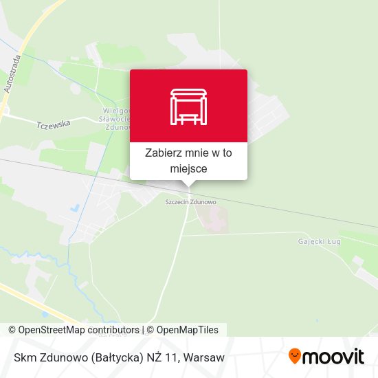 Mapa Skm Zdunowo (Bałtycka) NŻ 11