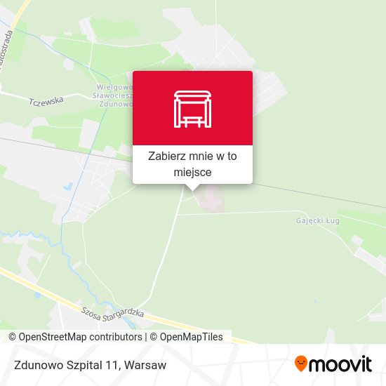 Mapa Zdunowo Szpital 11