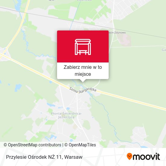 Mapa Przylesie Ośrodek NŻ 11