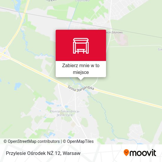 Mapa Przylesie Ośrodek NŻ 12