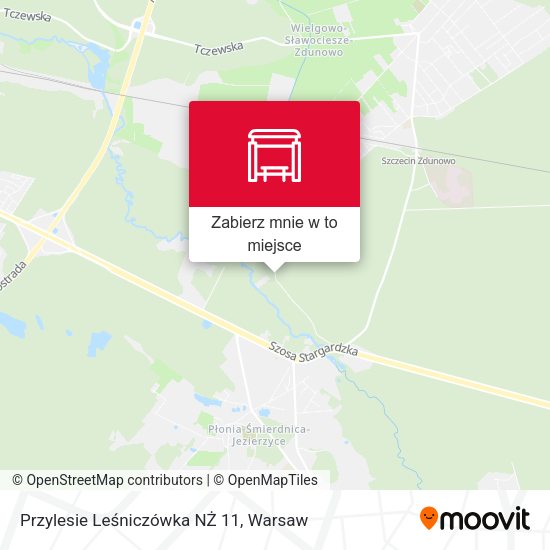 Mapa Przylesie Leśniczówka NŻ 11