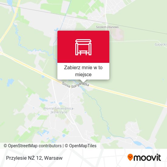 Mapa Przylesie NŻ 12