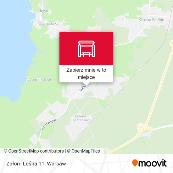 Mapa Załom Leśna 11