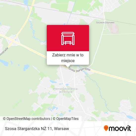 Mapa Szosa Stargardzka NŻ 11