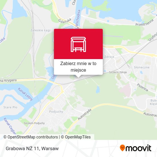 Mapa Grabowa NŻ 11