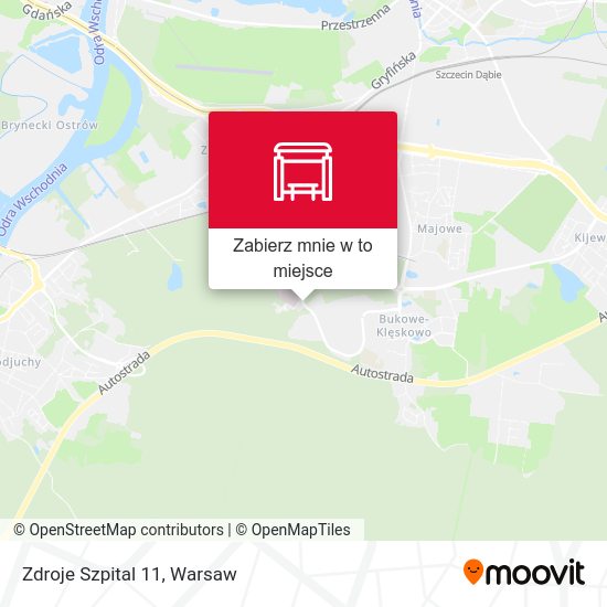 Mapa Zdroje Szpital 11