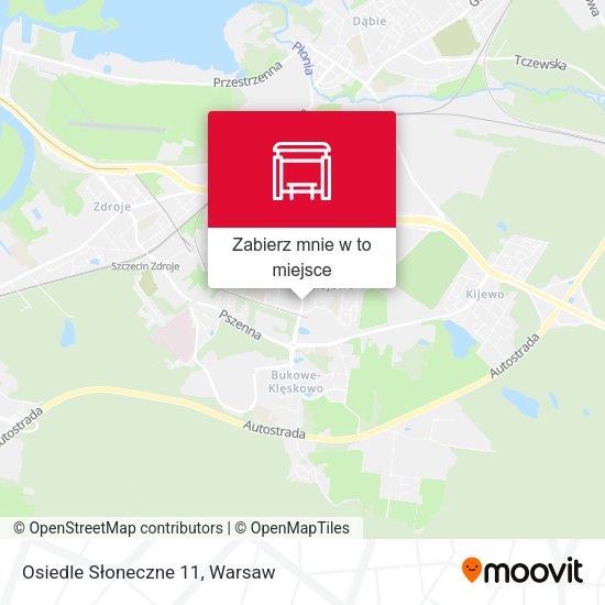 Mapa Osiedle Słoneczne 11