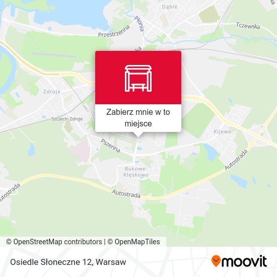 Mapa Osiedle Słoneczne 12