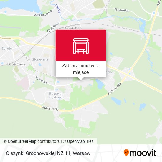 Mapa Olszynki Grochowskiej NŻ 11