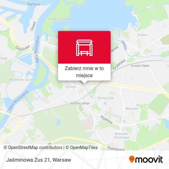 Mapa Jaśminowa Zus 21