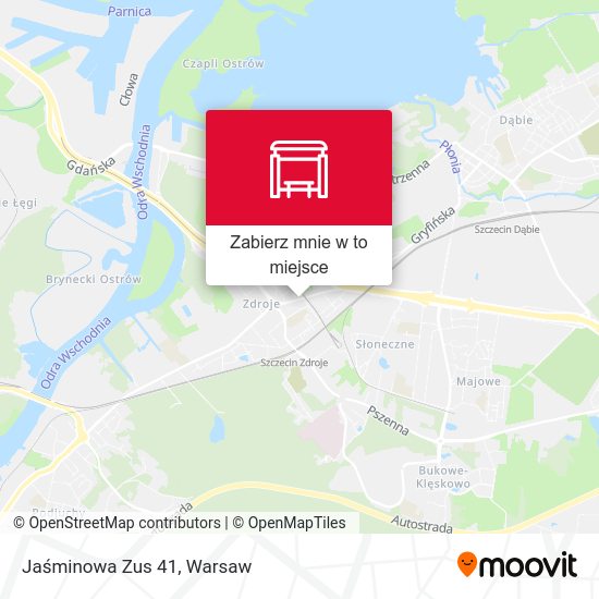 Mapa Jaśminowa Zus 41