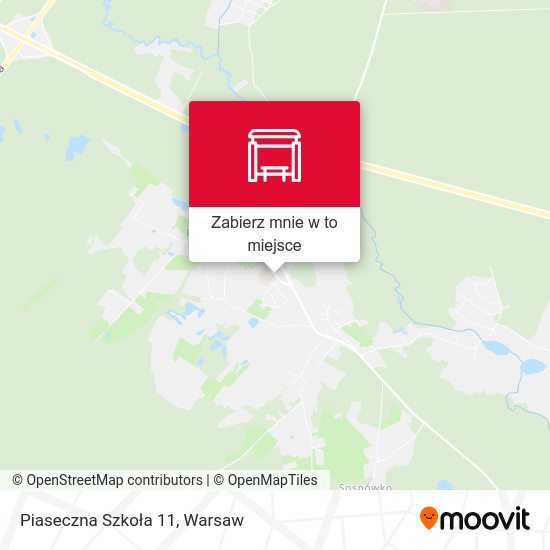 Mapa Piaseczna Szkoła 11