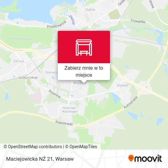 Mapa Maciejowicka NŻ 21