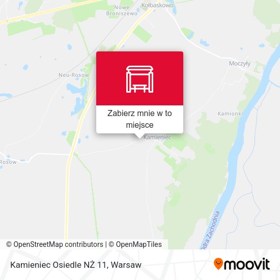 Mapa Kamieniec Osiedle NŻ 11