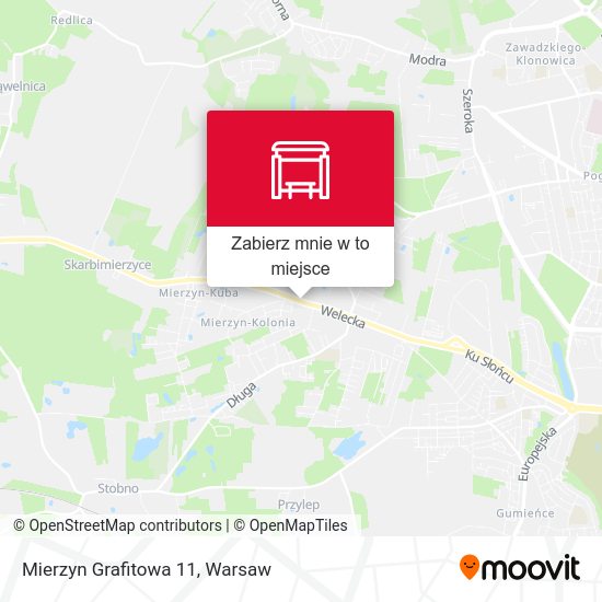 Mapa Mierzyn Grafitowa 11