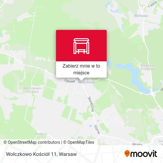 Mapa Wołczkowo Kościół 11