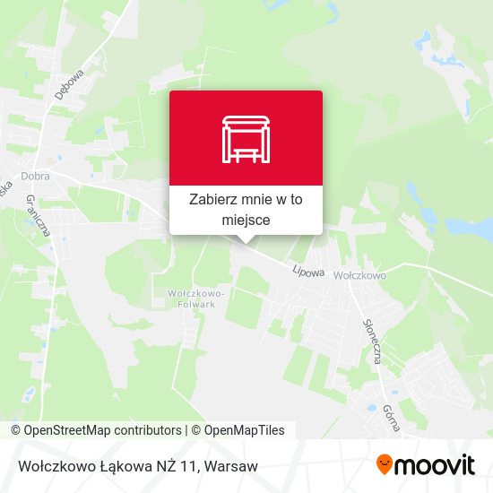 Mapa Wołczkowo Łąkowa NŻ 11