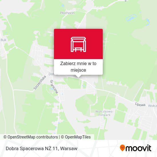 Mapa Dobra Spacerowa NŻ 11