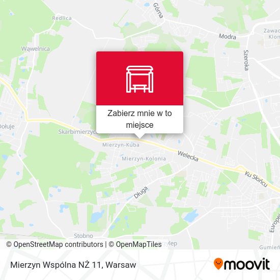 Mapa Mierzyn Wspólna NŻ 11