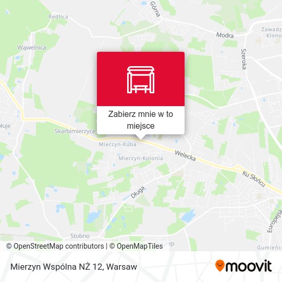 Mapa Mierzyn Wspólna NŻ 12