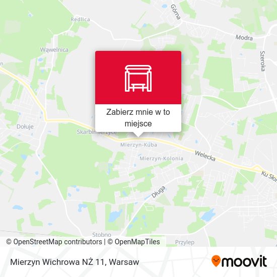 Mapa Mierzyn Wichrowa NŻ 11