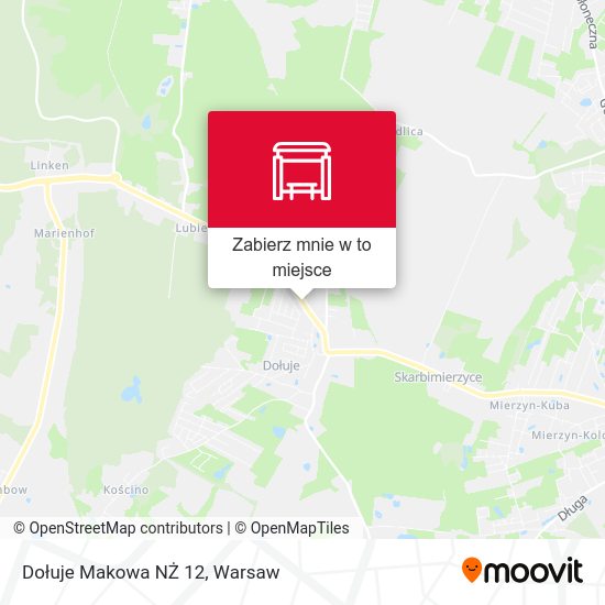 Mapa Dołuje Makowa NŻ 12