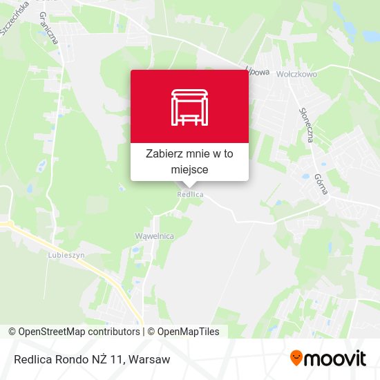 Mapa Redlica Rondo NŻ 11