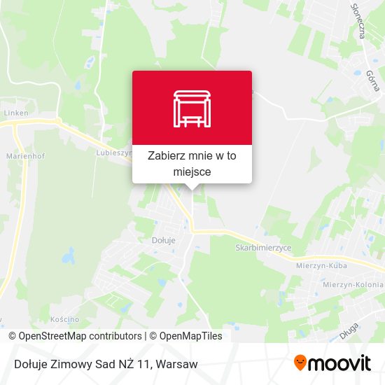 Mapa Dołuje Zimowy Sad NŻ 11