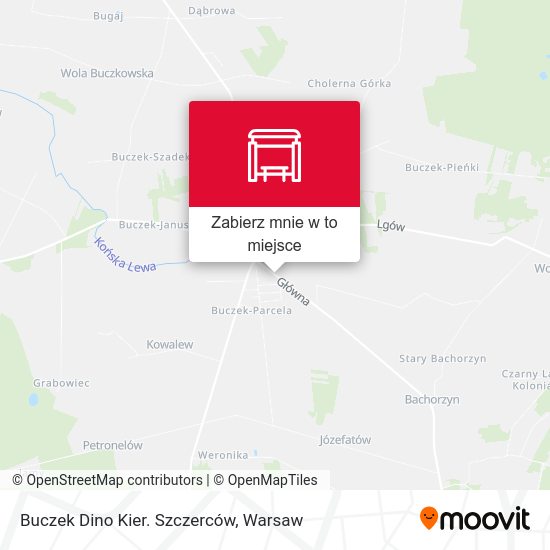 Mapa Buczek Dino Kier. Szczerców