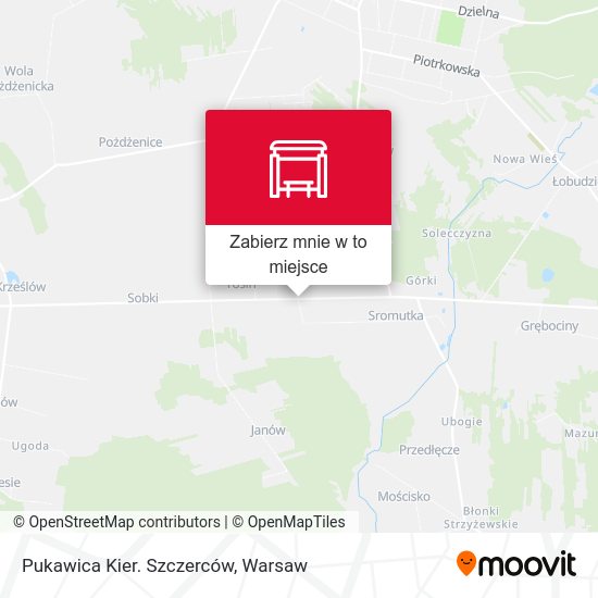 Mapa Pukawica Kier. Szczerców