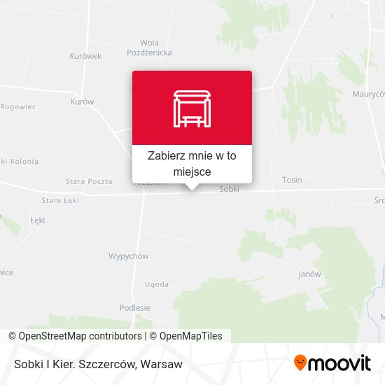 Mapa Sobki I Kier. Szczerców