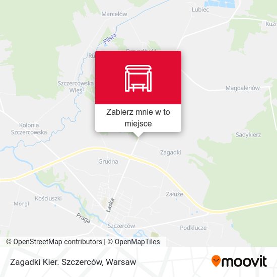 Mapa Zagadki Kier. Szczerców