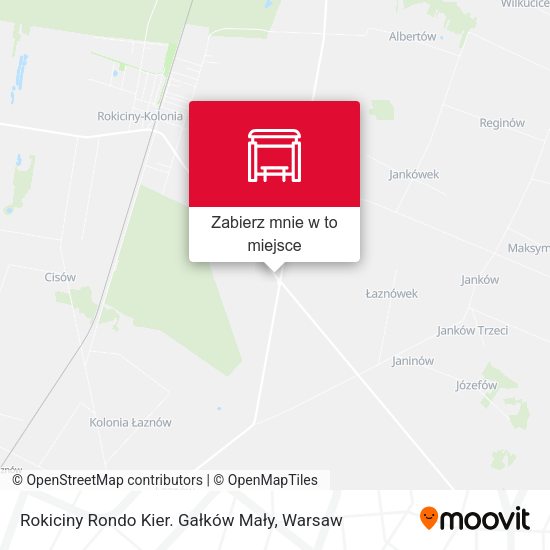 Mapa Rokiciny Rondo Kier. Gałków Mały