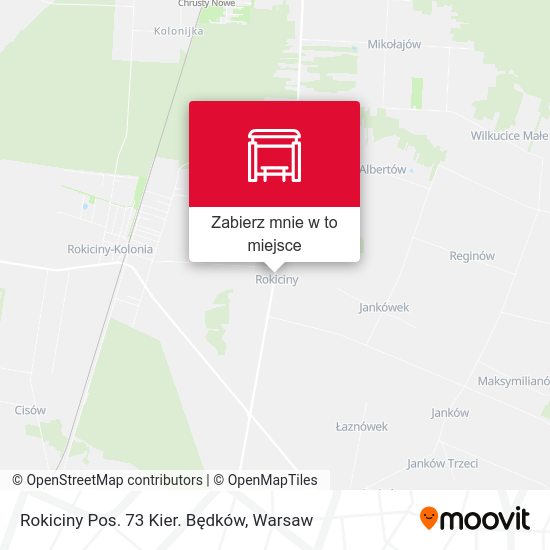 Mapa Rokiciny Pos. 73 Kier. Będków