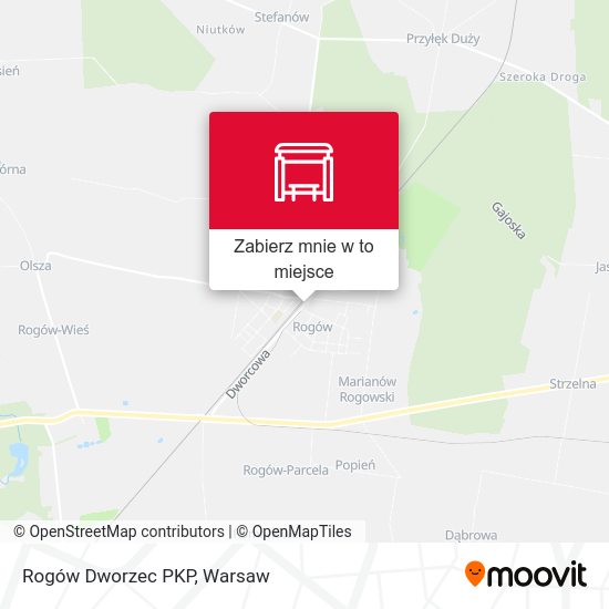 Mapa Rogów Dworzec PKP