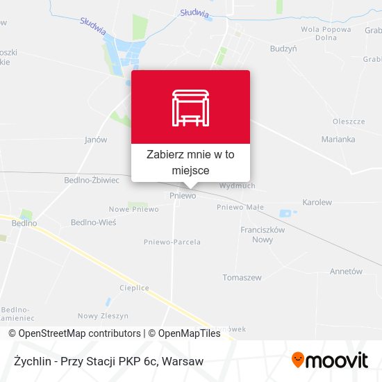 Mapa Żychlin - Przy Stacji PKP 6c