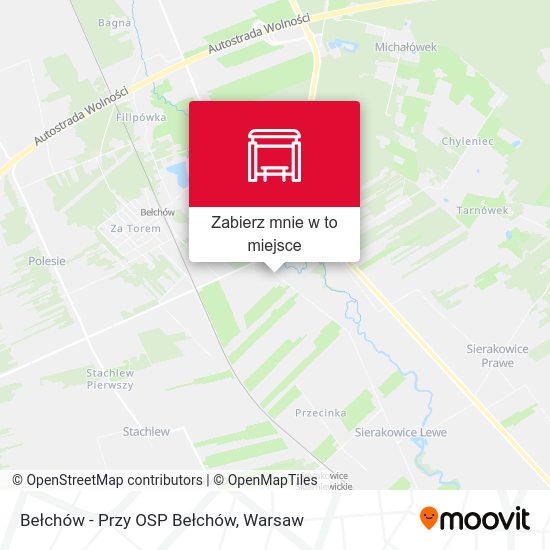 Mapa Bełchów - Przy OSP Bełchów