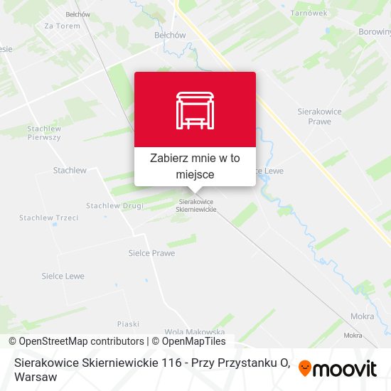 Mapa Sierakowice Skierniewickie 116 - Przy Przystanku O