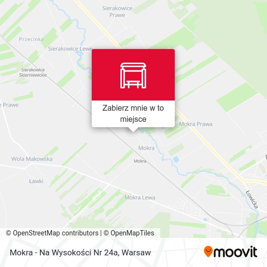 Mapa Mokra - Na Wysokości Nr 24a