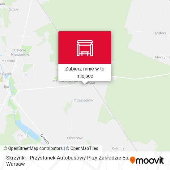 Mapa Skrzynki - Przystanek Autobusowy Przy Zakładzie Eu