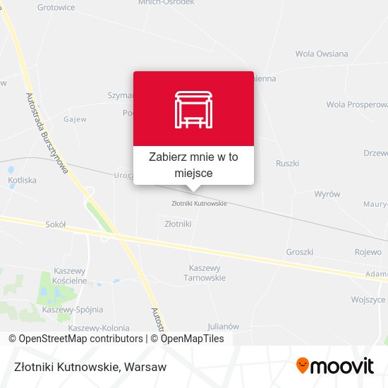 Mapa Złotniki Kutnowskie