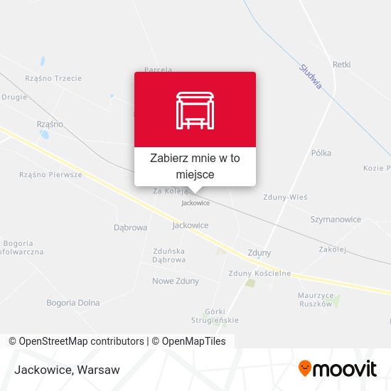 Mapa Jackowice