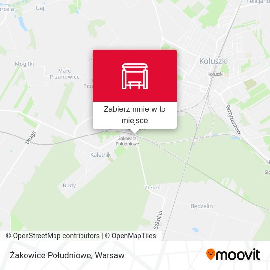 Mapa Żakowice Południowe