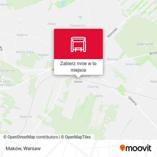 Mapa Maków