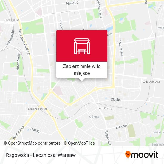 Mapa Rzgowska - Lecznicza